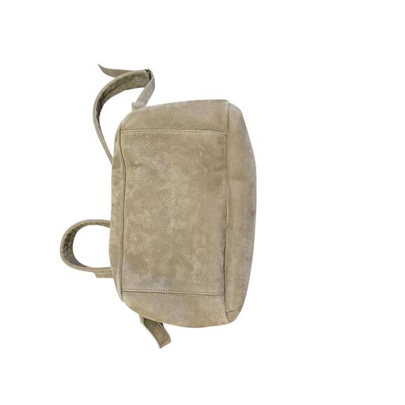 Eleventy Olive Green Calf Leather Backpack – Italian Luxury Nabuk Soft Leather - Picture 7 of 13